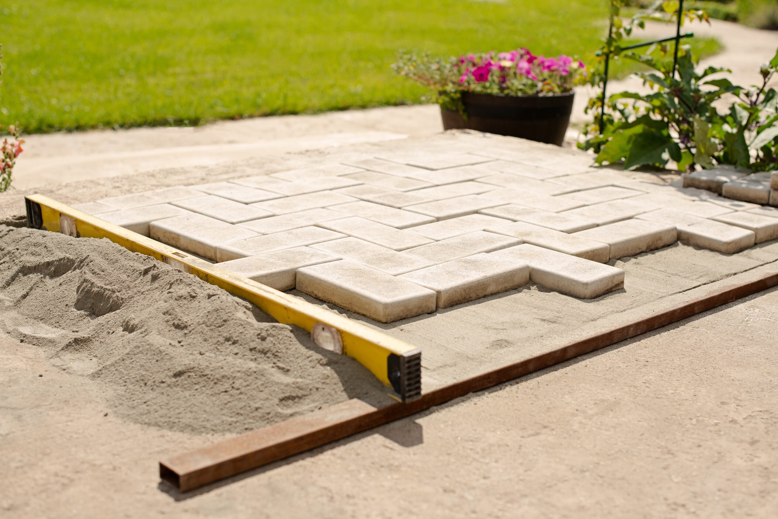 the master lays paving stones in layers garden b 2025 01 07 15 54 21 utc scaled